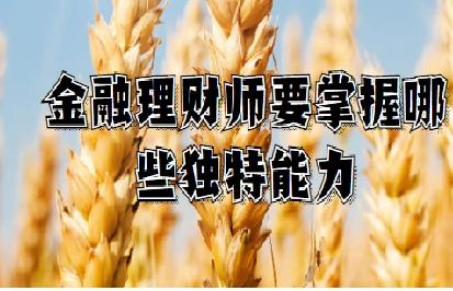 助理理财规划师职业能力
